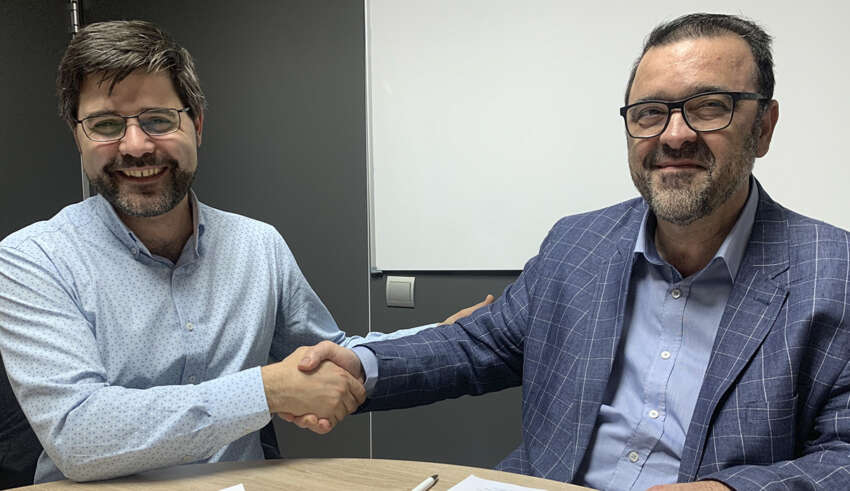 Javier Jiménez, co-fundador de Aptent y José Luís Gómez