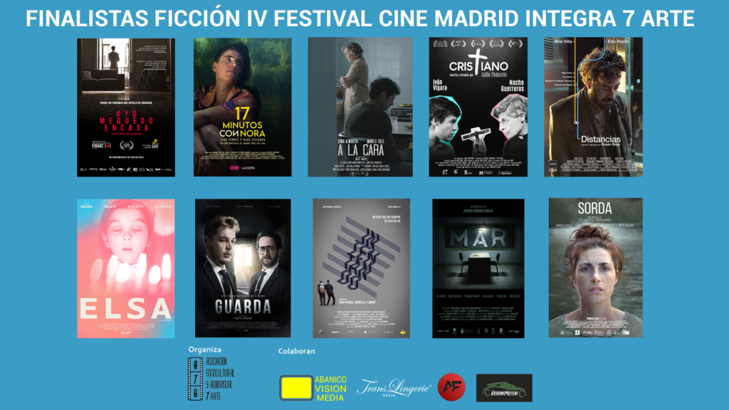 Finalistas Ficción IV Festival Cine Madrid Integra 7 Arte