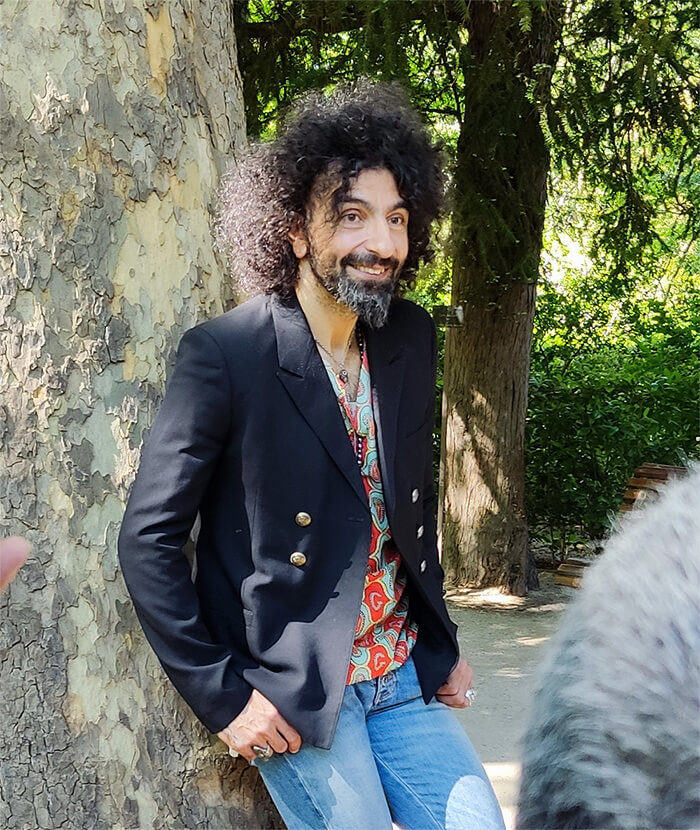 Ara Malikian en un momento de la presentación | PAULA ARJONA