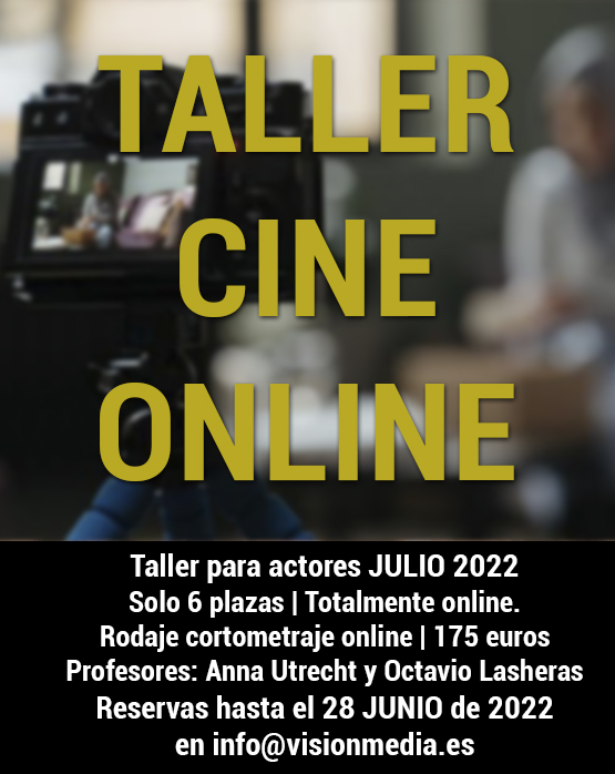 Cartel Talleres Cine Online Junio 22