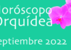 Horóscopo Orquídea Septiembre 22