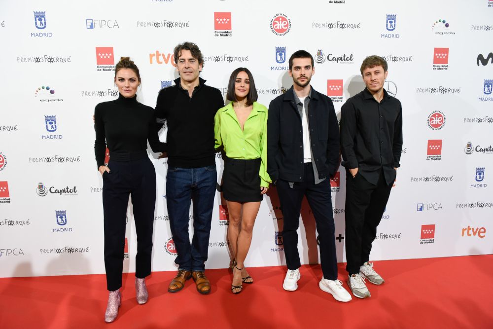 Amaia Salamanca, Eduardo Noriega, Macarena García, Álvaro Rico y Luc Knowles.