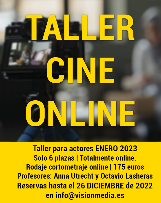 Cartel Talleres Cine Online Enero 23