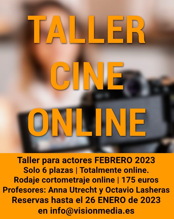 Cartel Talleres Cine Online Febrero 23