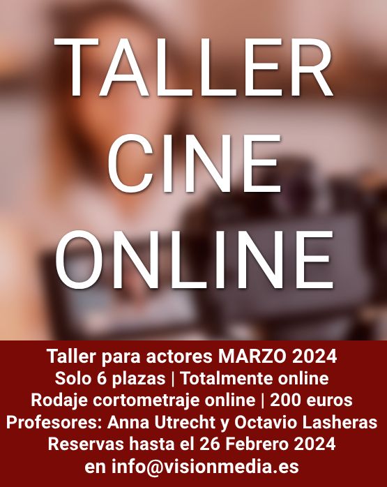 Cartel Taller Cine Online - Marzo 24