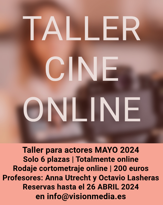 Cartel Taller Cine Online - Mayo 24