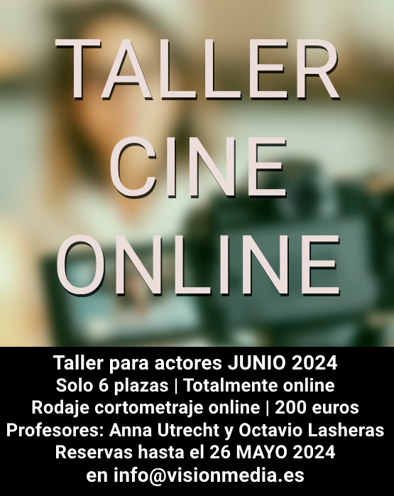Cartel Taller Cine Online - Junio 24